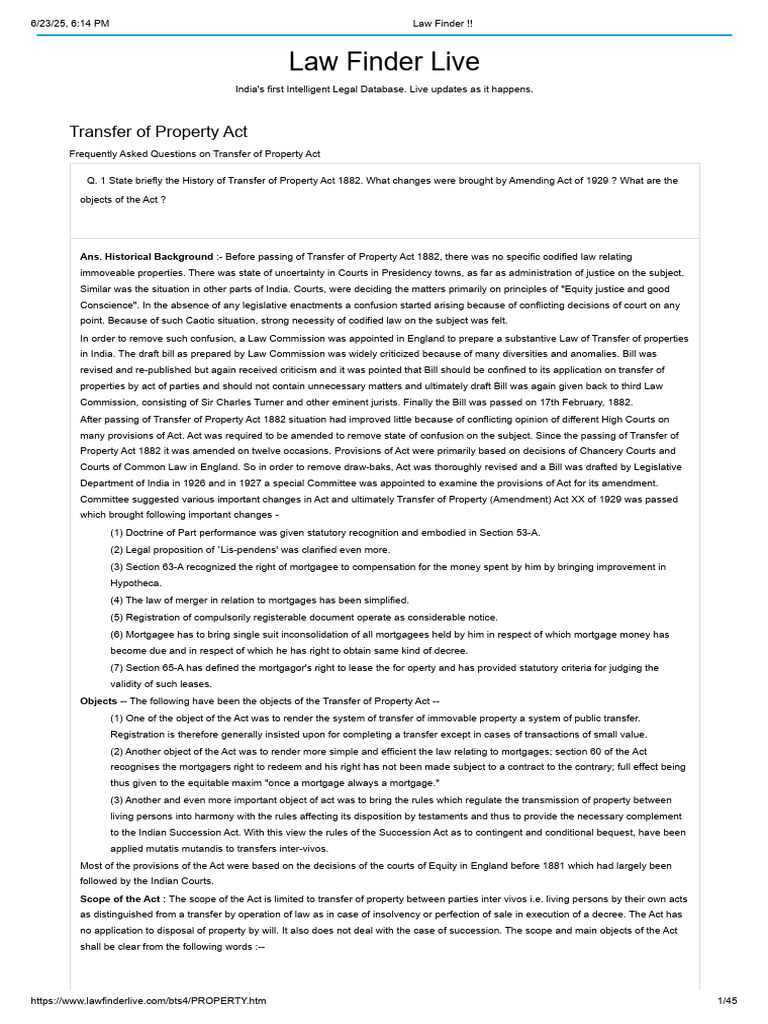 Law Finder !!Pl | PDF | Lease | Property