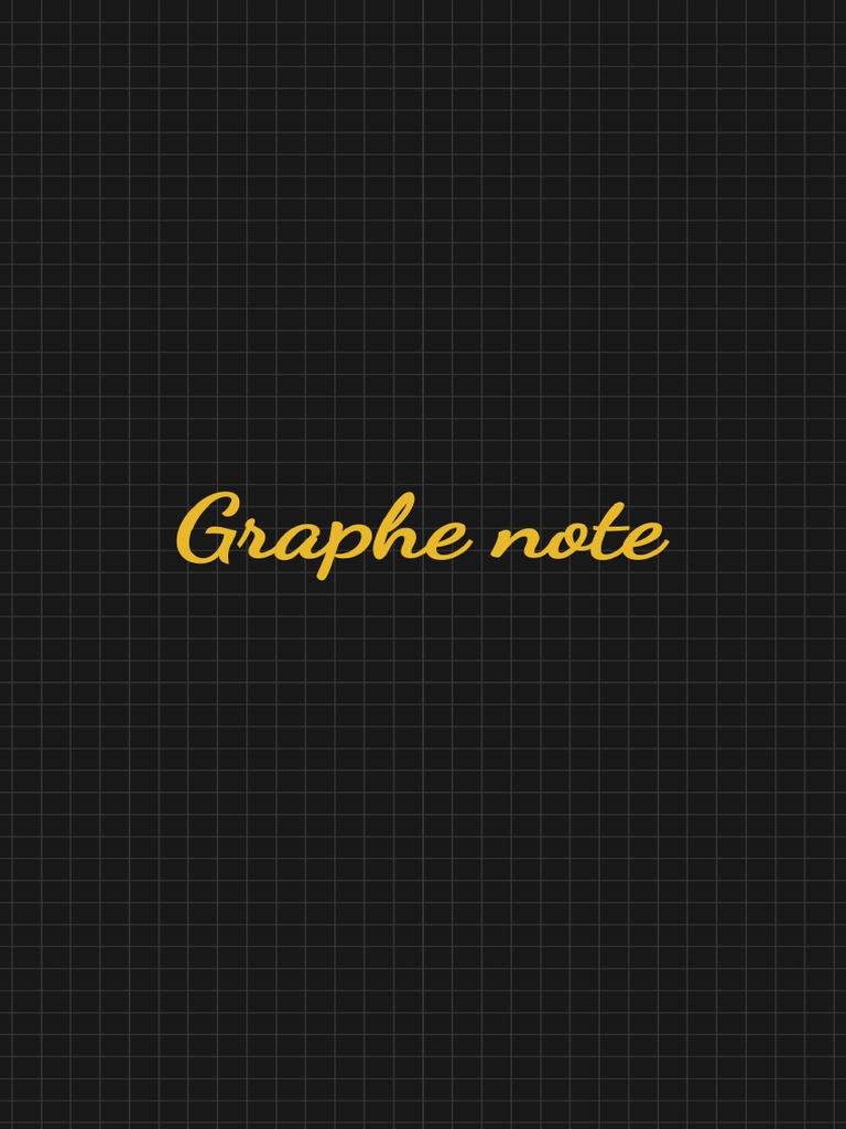10 Pages Graph Notebook | PDF