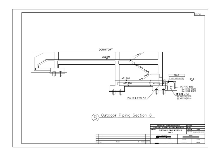 8-Outdoor Piping Section 8 | PDF | Technical Drawing | Construction ...