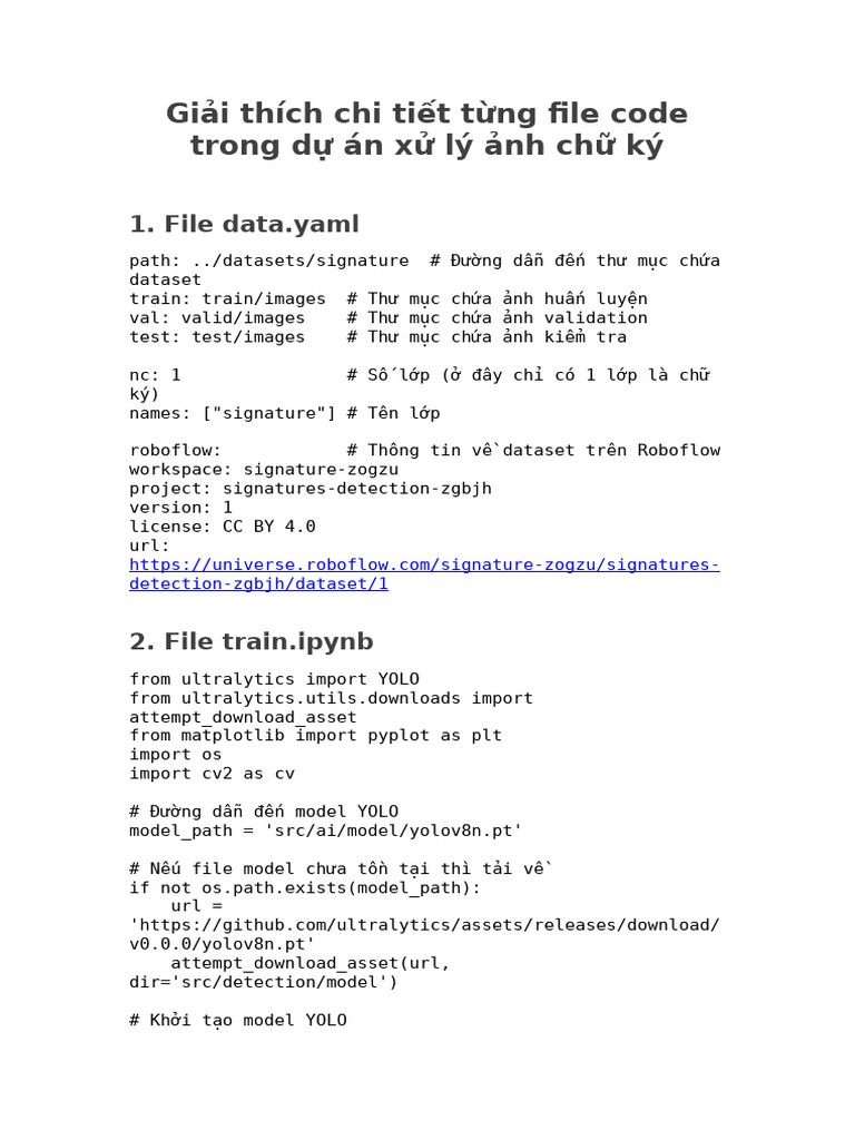 Giải Thích Chi Tiết Từng File Code Trong Dự Án Xử | PDF