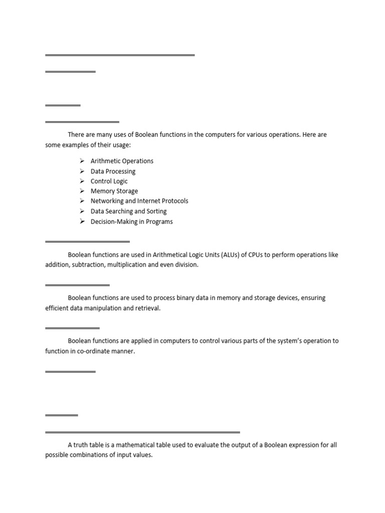 Computer Ch 3 Lq 1,2,7 | PDF | Boolean Algebra | Teaching Mathematics