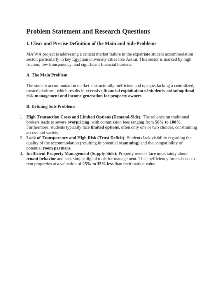 Optimizing Expat Student Housing in Egypt | PDF | Performance Indicator ...