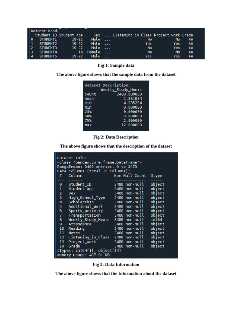 Dataset Analysis and Visualization Overview | PDF