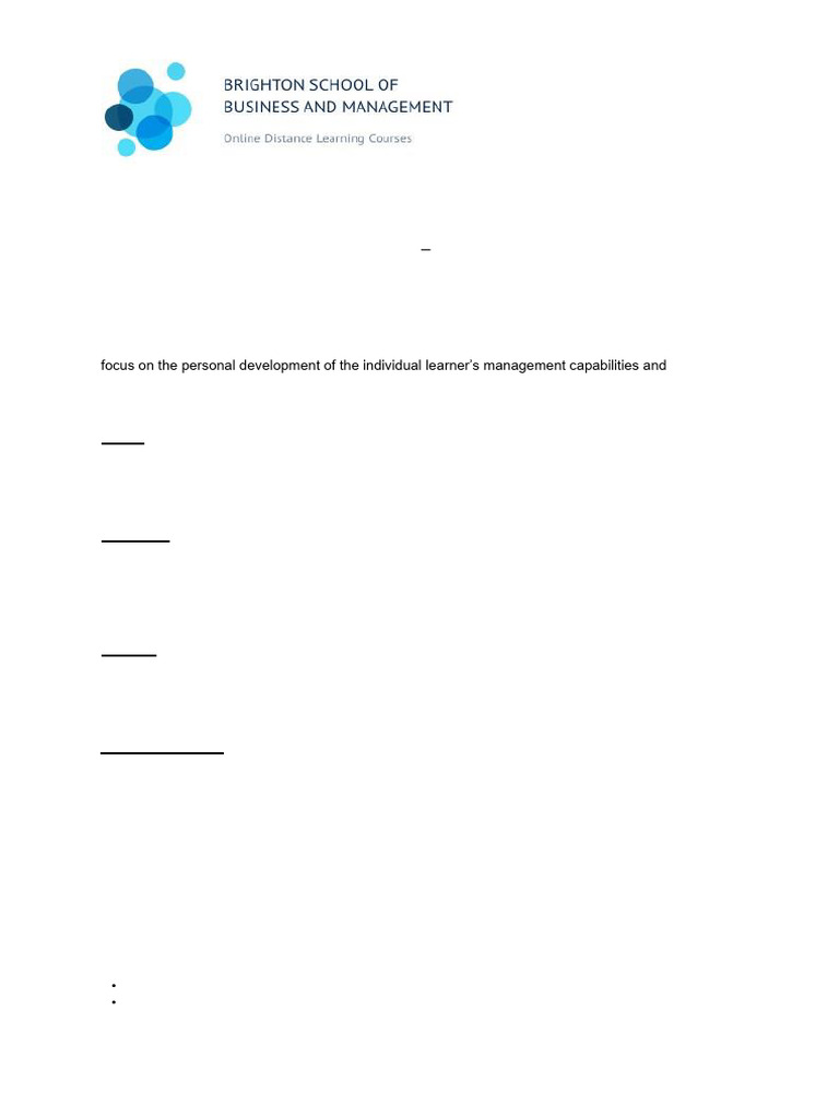 CMI Level 5 Management Course Online | PDF | Diploma