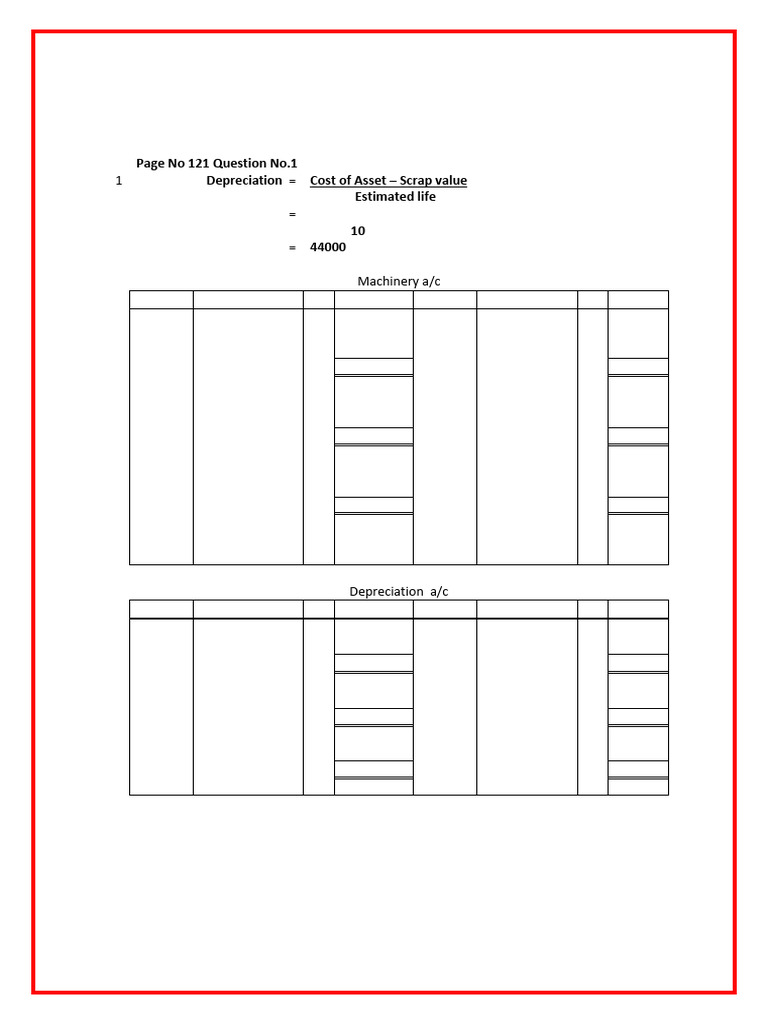 Depreciation Calculation Examples | PDF | Depreciation | Business Economics