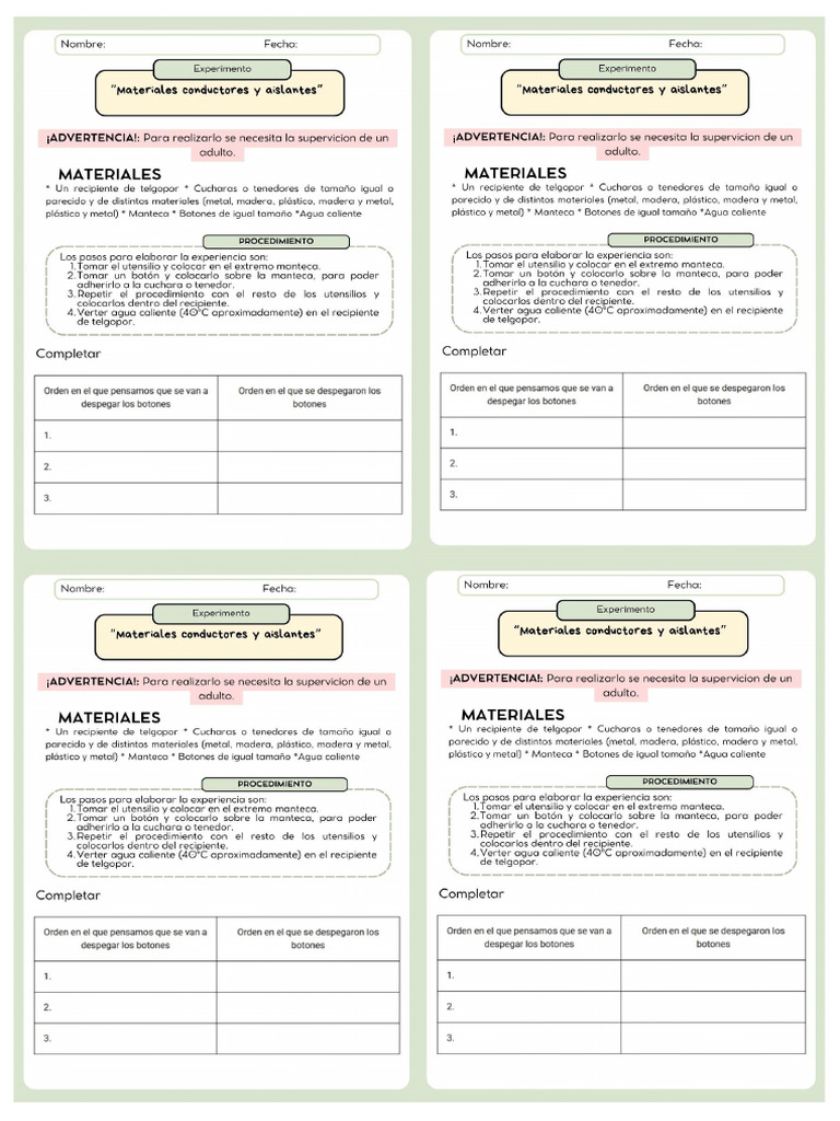 Materiales Aislantes y Conductores | PDF | Conductor electrico ...