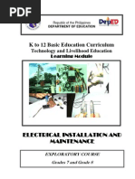 k to 12 Electrical Learning Module