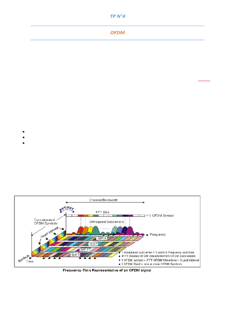 TP TNT4 | PDF | Orthogonal Frequency Division Multiplexing | Electrical ...