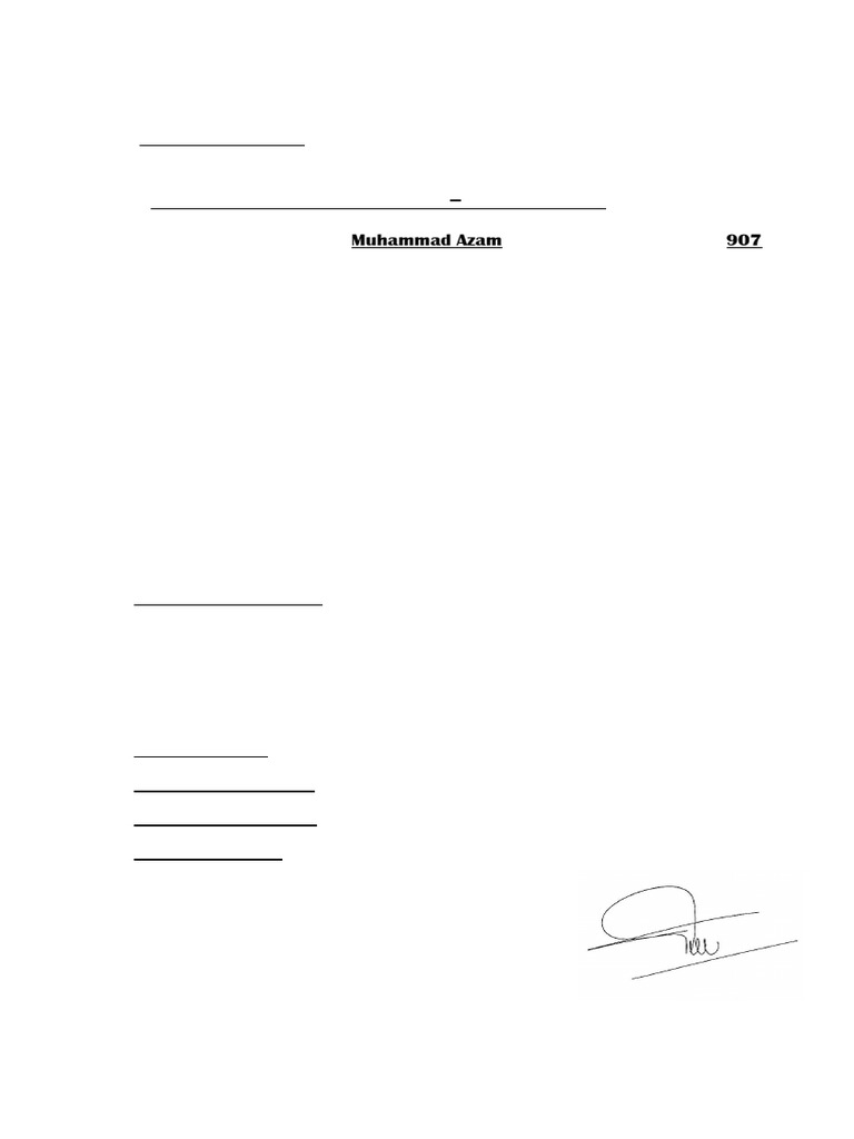 Muhammad Azam 907 | PDF