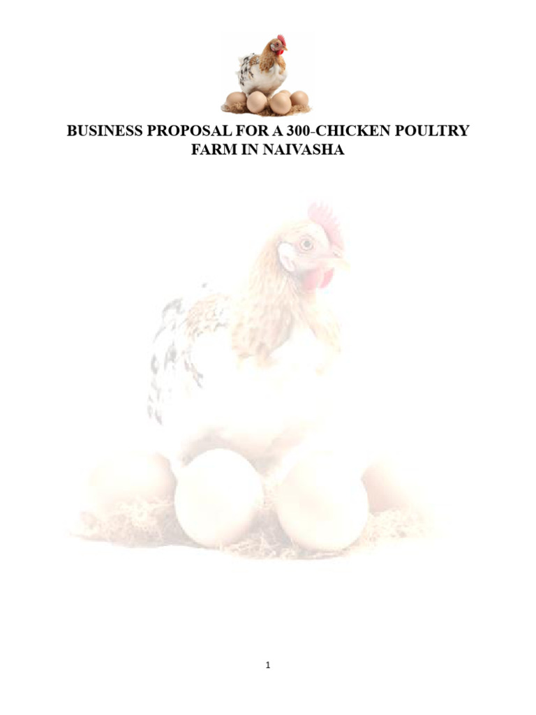 Naivasha 300-Chicken Poultry Farm Proposal | PDF | Poultry Farming ...