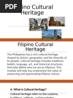 Filipino Cultural Heritage Overview | PDF | Philippines | World ...