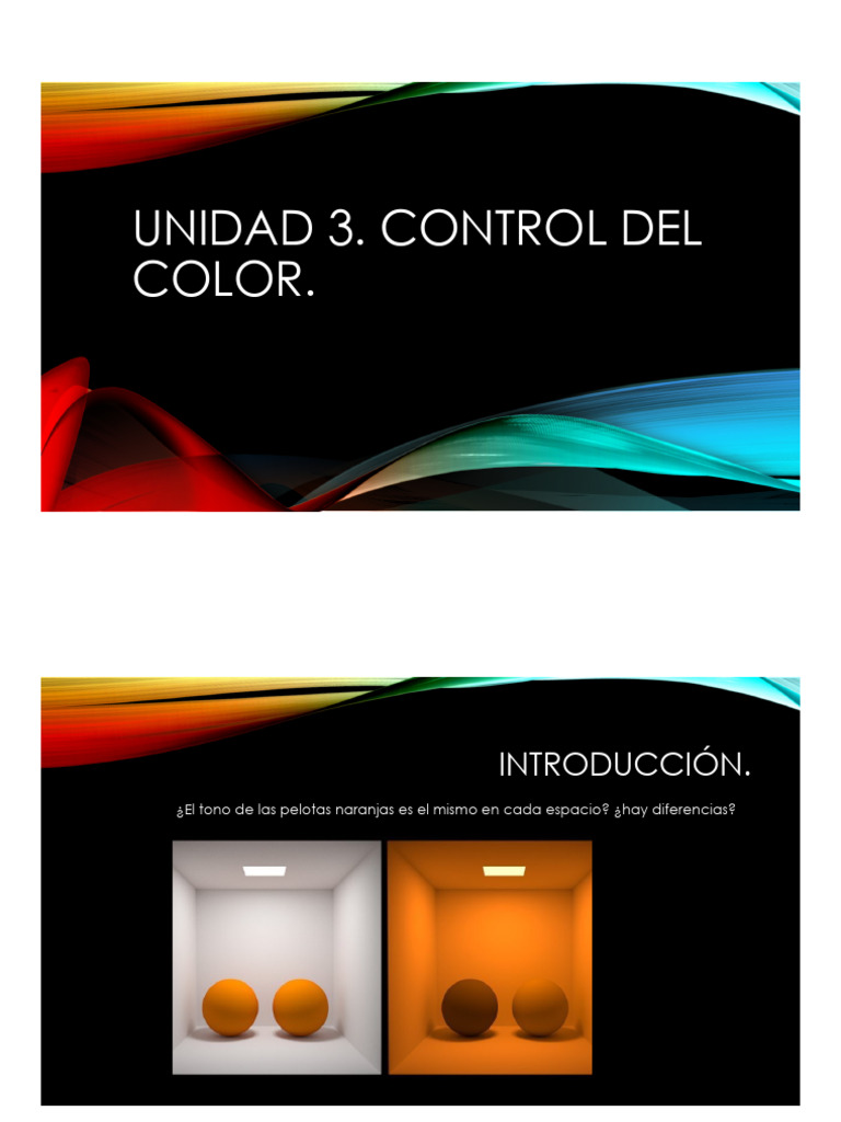 Control del Color: Metamerismo y Normas | PDF | Color | Monitor de ...
