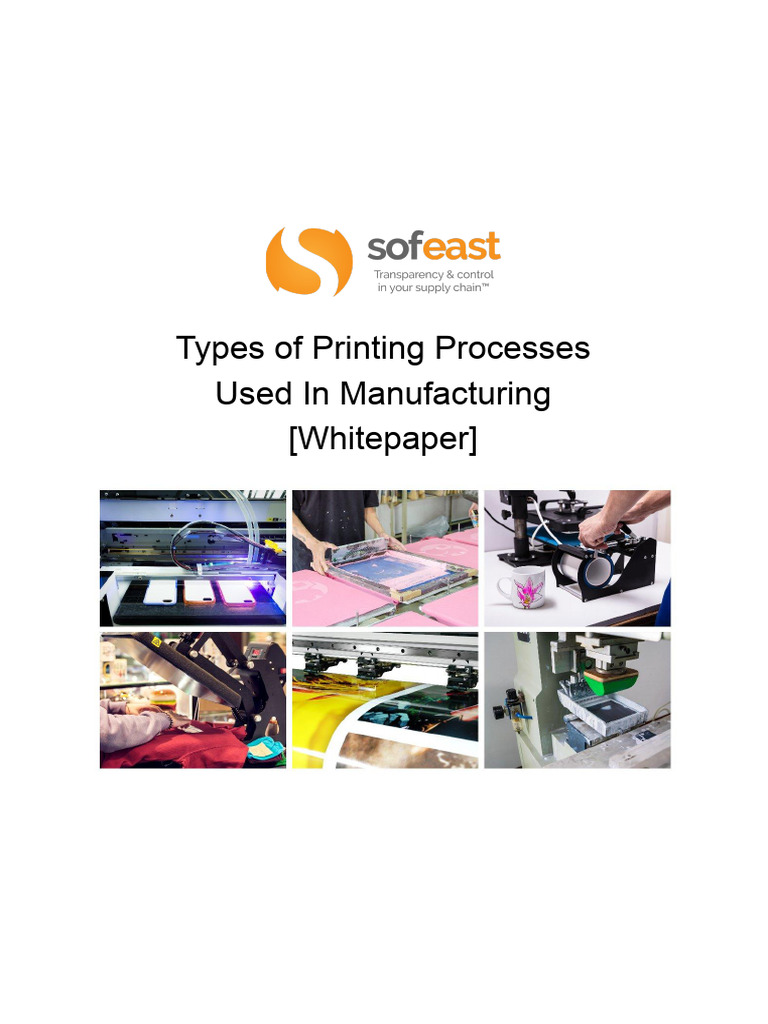 Printing Processes in Manufacturing Guide | PDF | Printer (Computing ...