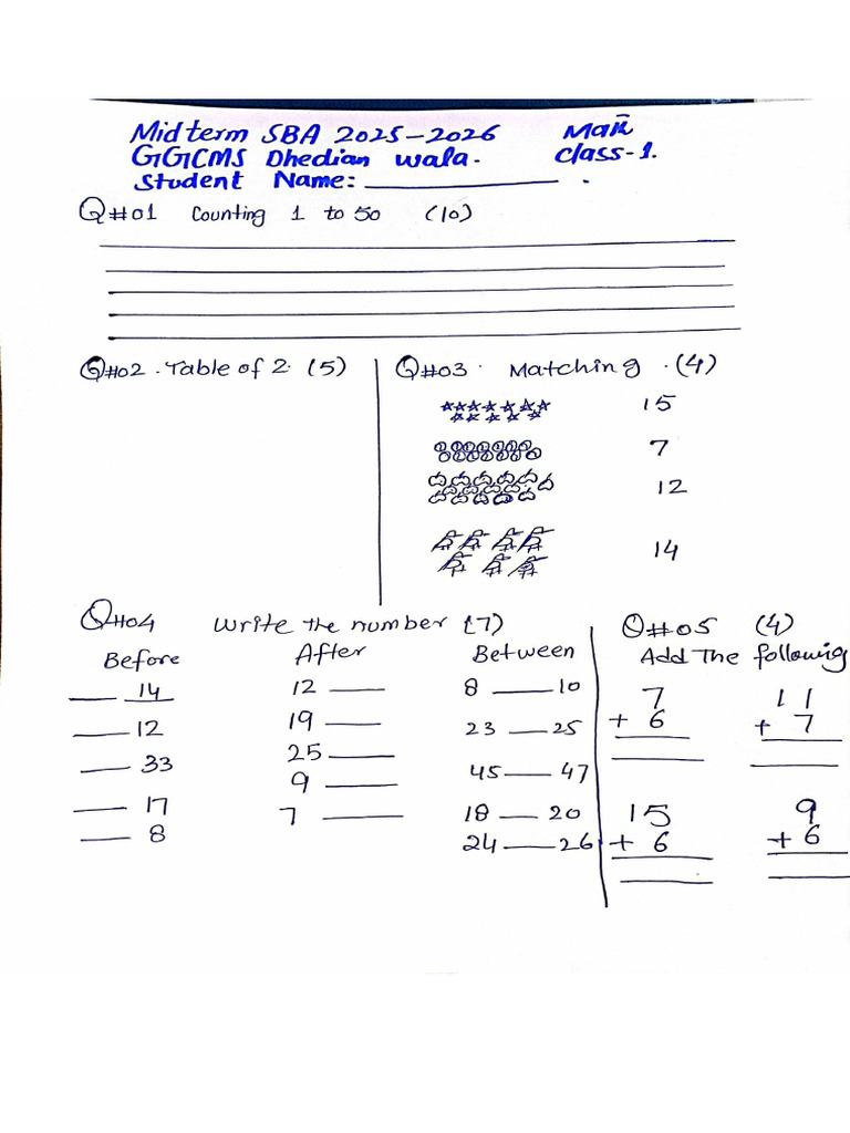 1 Math | PDF