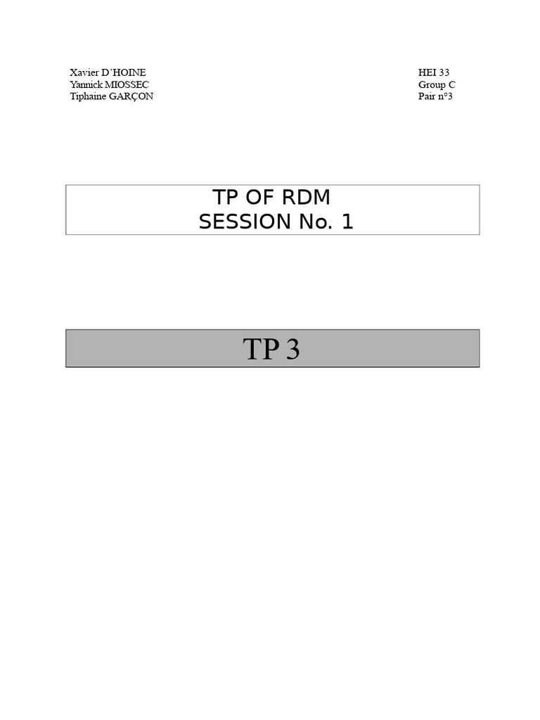 Rdm tp 4 | PDF | Bending | Structural Engineering