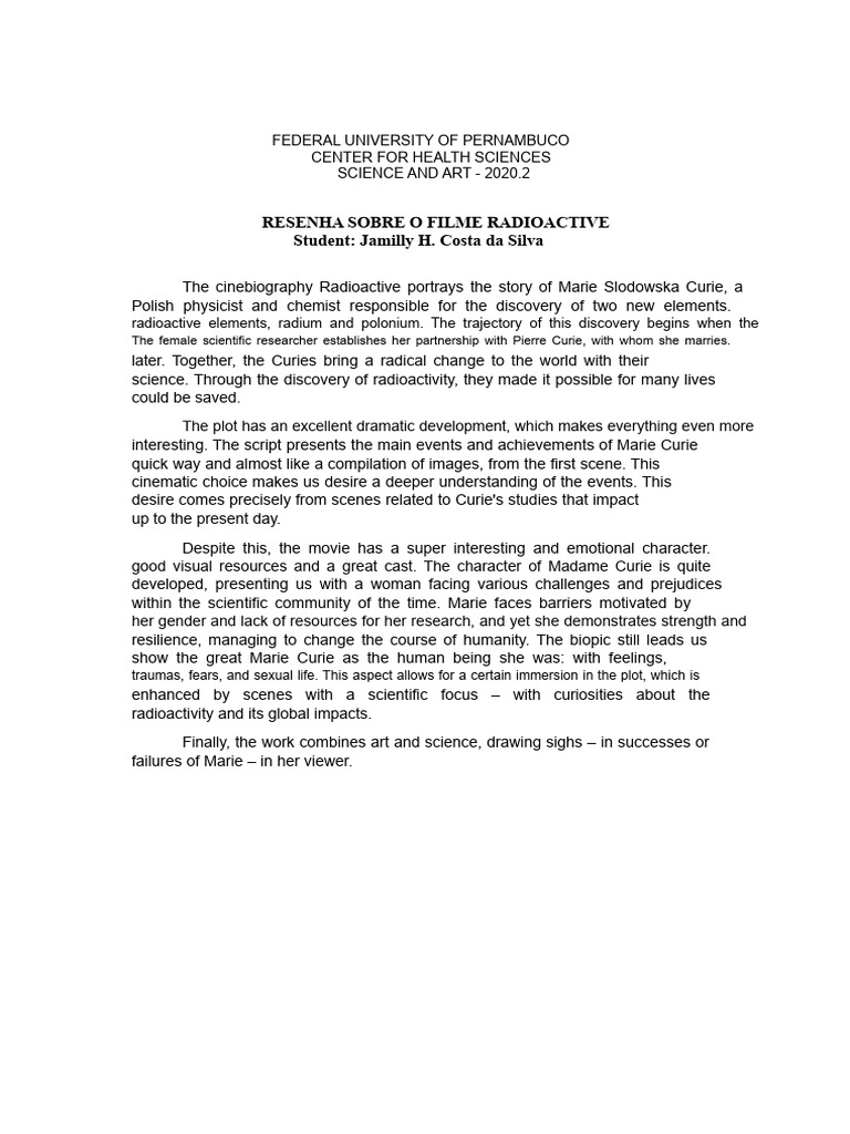RADIOACTIVE REVIEW (1) | PDF