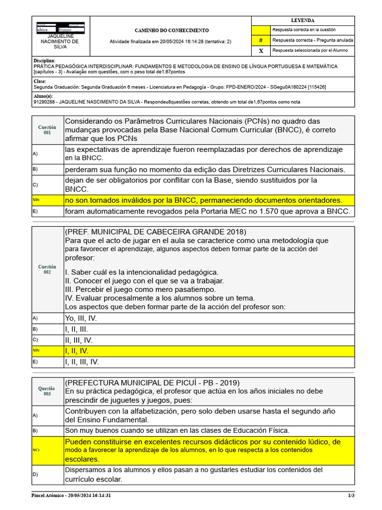 Revisión - 2024-05-20T161436.287 | PDF | Pensamiento | Plan de estudios