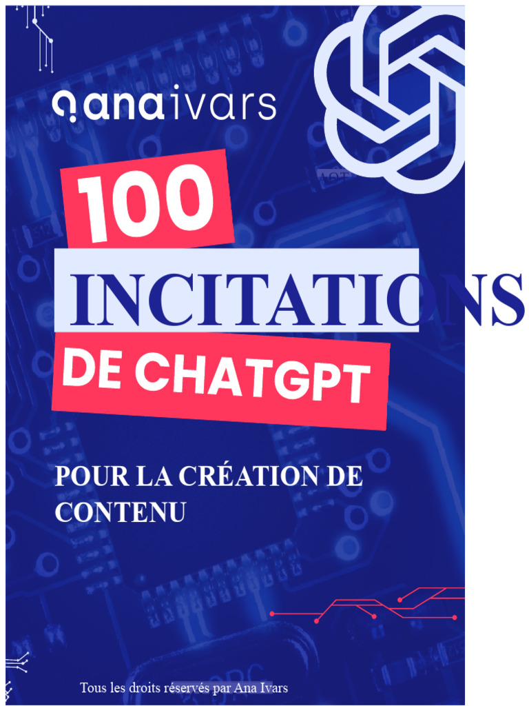 100 Prompts Créatifs pour ChatGPT | PDF | Réseautage social | Blog