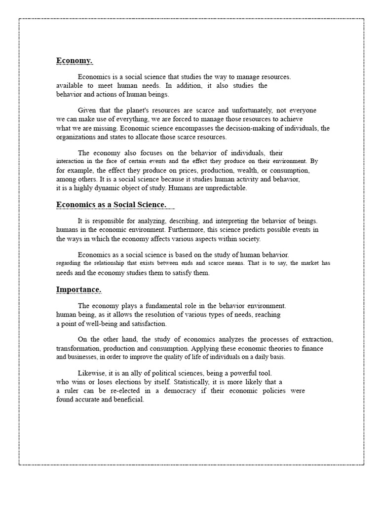 Understanding Economics as a Social Science | PDF | Economics | Mathematics