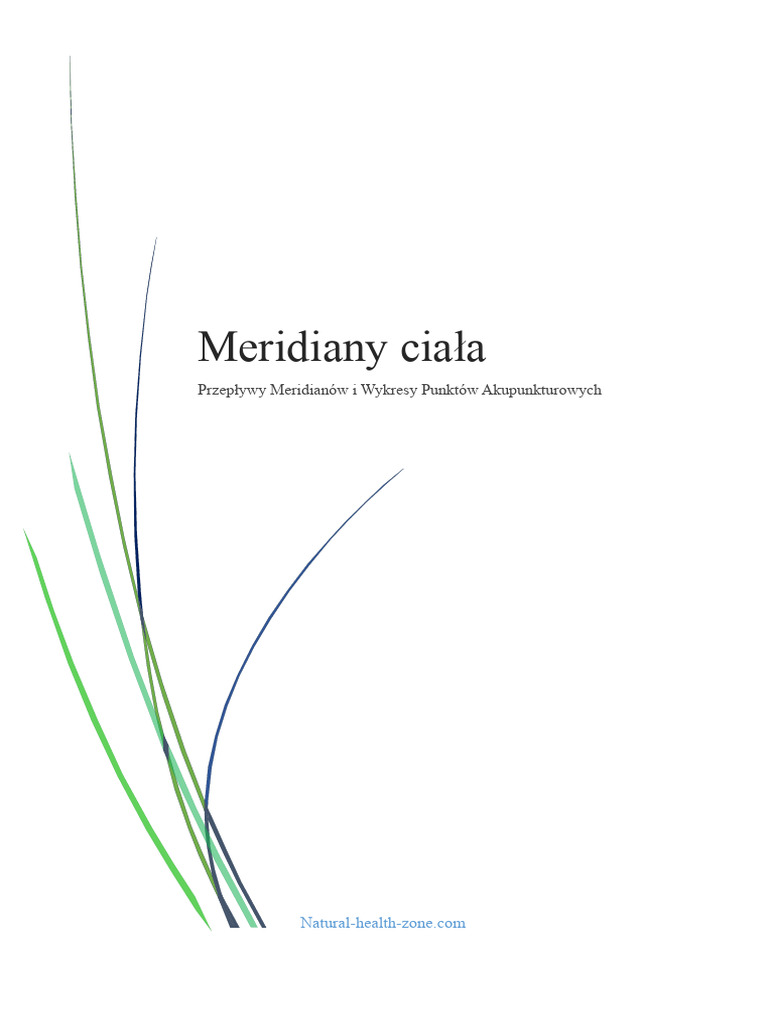Meridiany Ciała | PDF