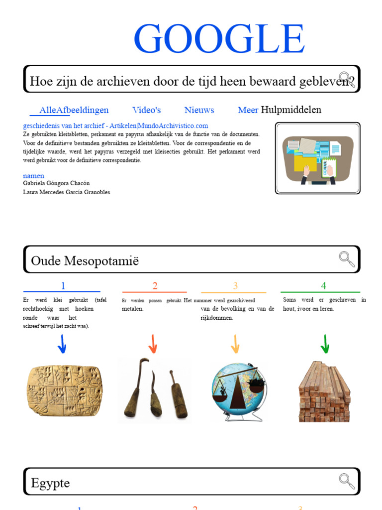 Hoe de Archieven Door de Tijd Hebben Geconserverd | PDF
