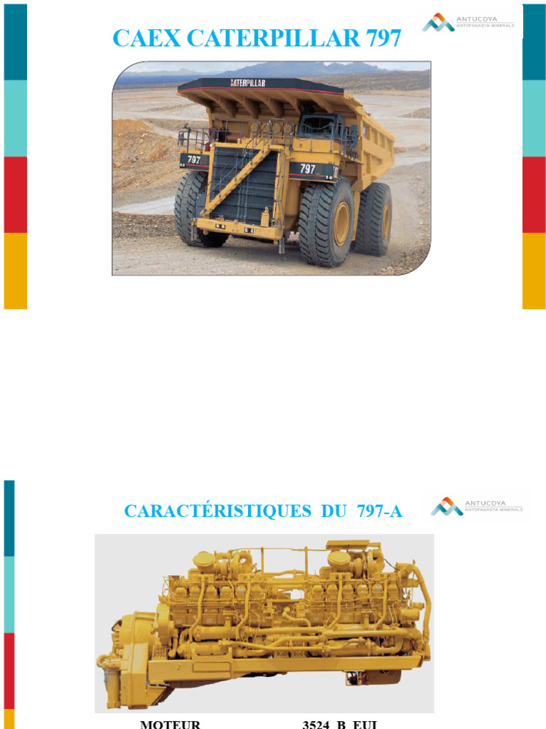 Caractéristiques techniques du Caterpillar 797 | PDF | Turbocompresseur ...