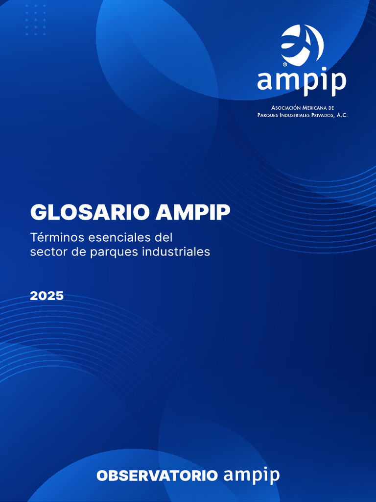 Glosario de Parques Industriales AMPIP | PDF | Organización ...