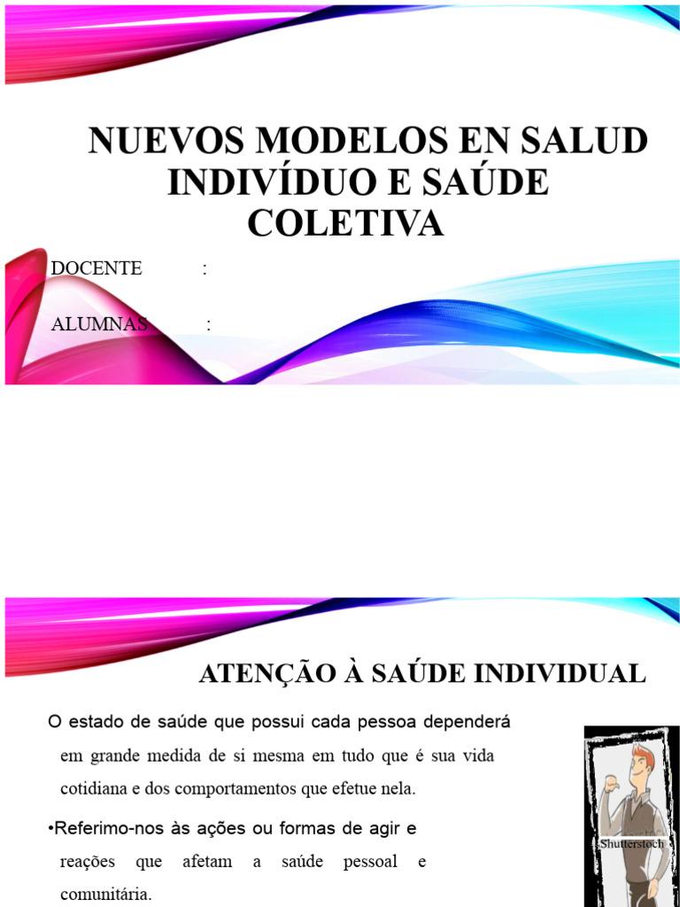 Modelos de Saúde: Individual e Coletiva | PDF | Promoção de saúde