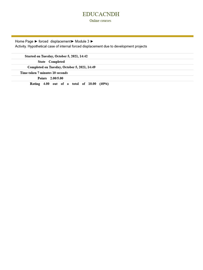 Ururúa Community Displacement Case Study | PDF | Human Rights | United ...