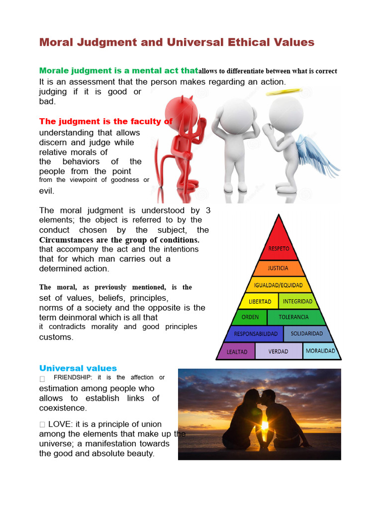 Understanding Moral Judgment and Values | PDF
