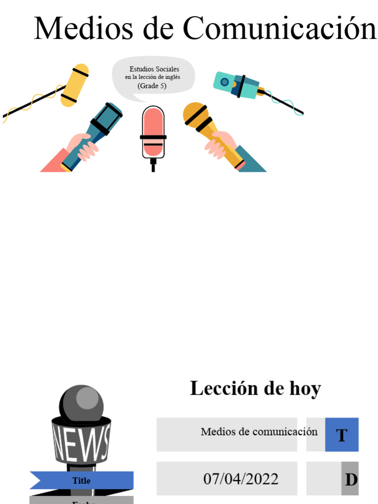 Medios de Comunicación en Estudios Sociales | PDF | Medios de ...