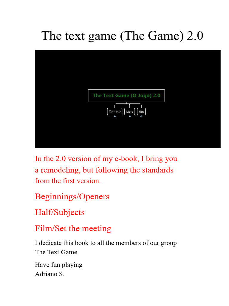 Mastering Openers in The Text Game 2.0 | PDF | Conversation
