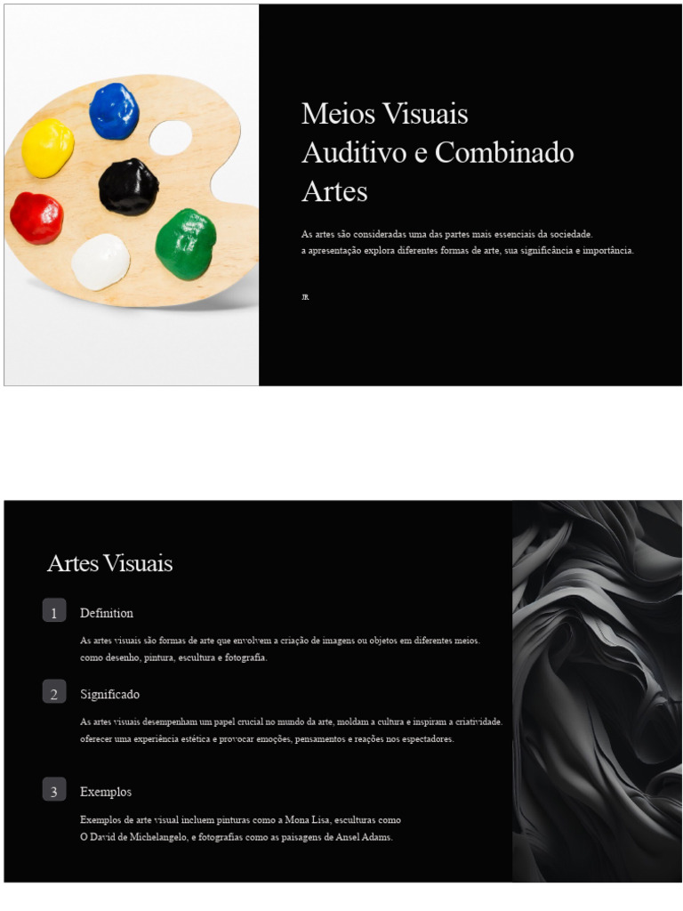 Importância das Artes na Sociedade | PDF | As artes | Educação em Artes ...