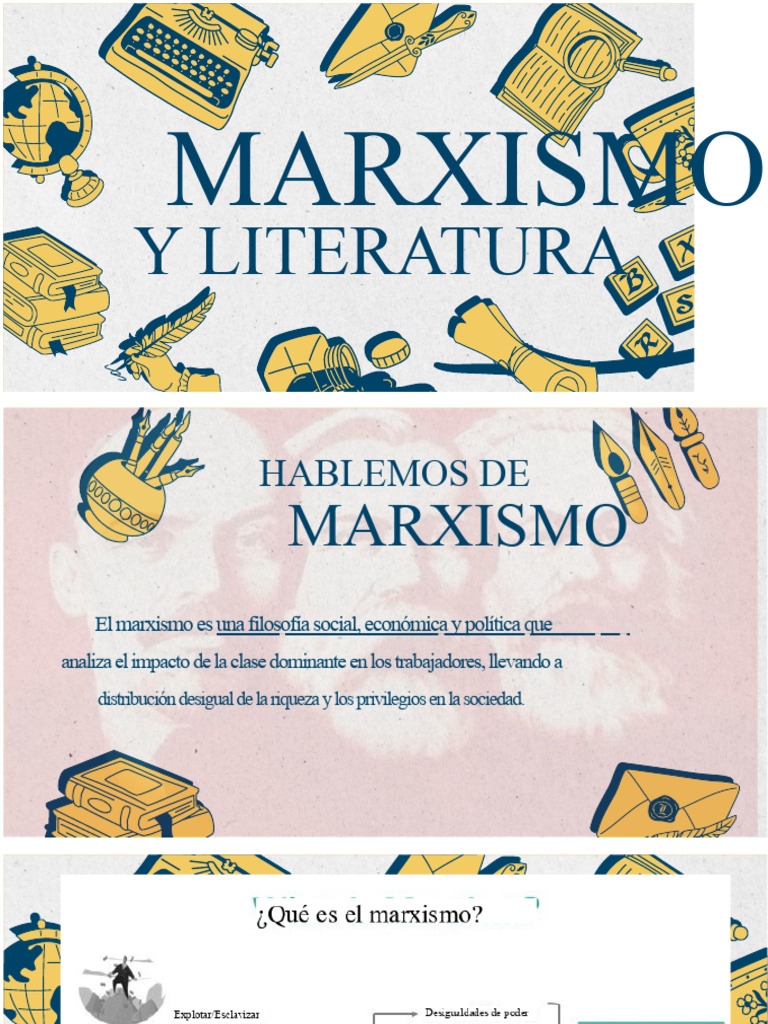 Marxismo y su Influencia en la Literatura | PDF | marxismo | Ideologías