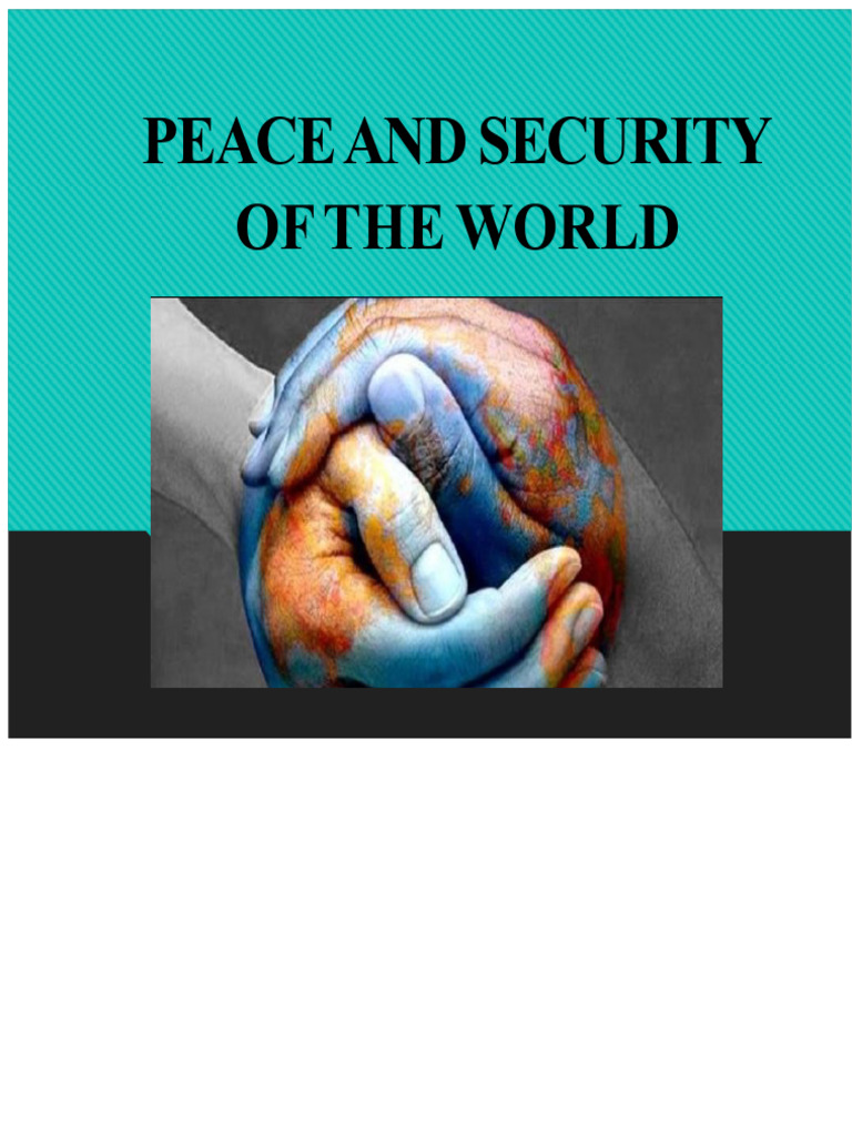 UN Peace and Security Initiatives | PDF