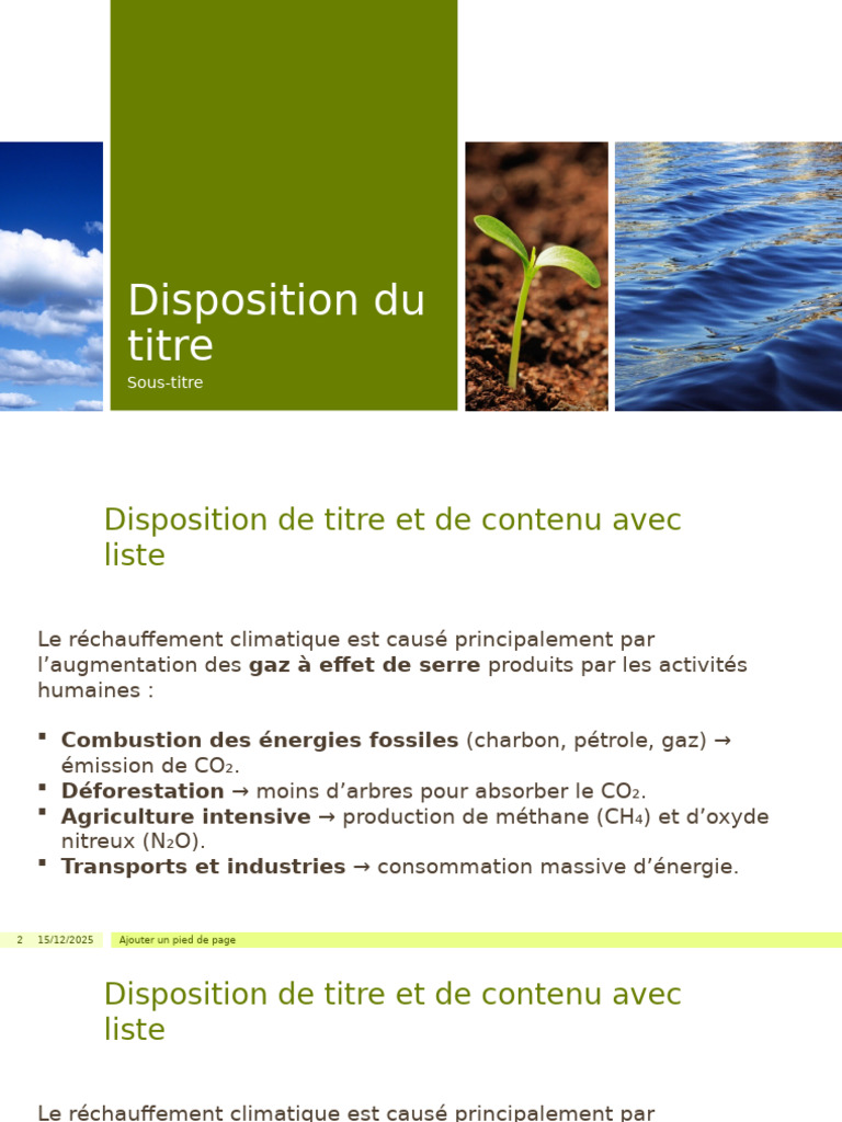 Causes du réchauffement climatique | PDF | Gaz à effet de serre | Effet ...