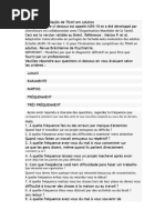 Évaluation WURS-25 du TDAH chez les adultes | PDF