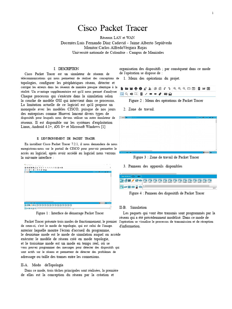 Guide sur Cisco Packet Tracer et Réseaux | PDF | Système d'exploitation ...