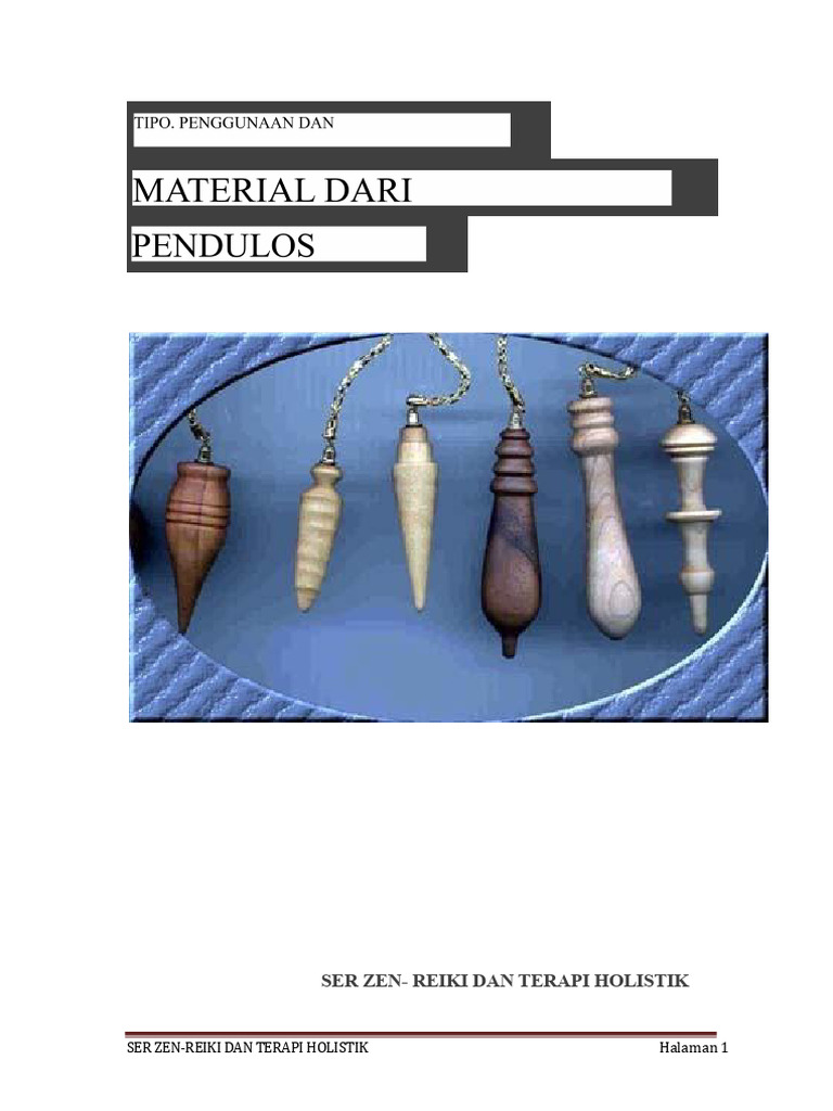 Pendulum untuk Reiki dan Terapi Holistik | PDF
