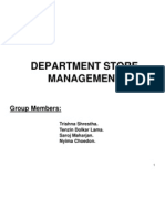 Department Store Management: Group Members