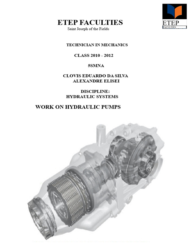 Hydraulic Pumps: Types and Functions | PDF | Pump | Turbine