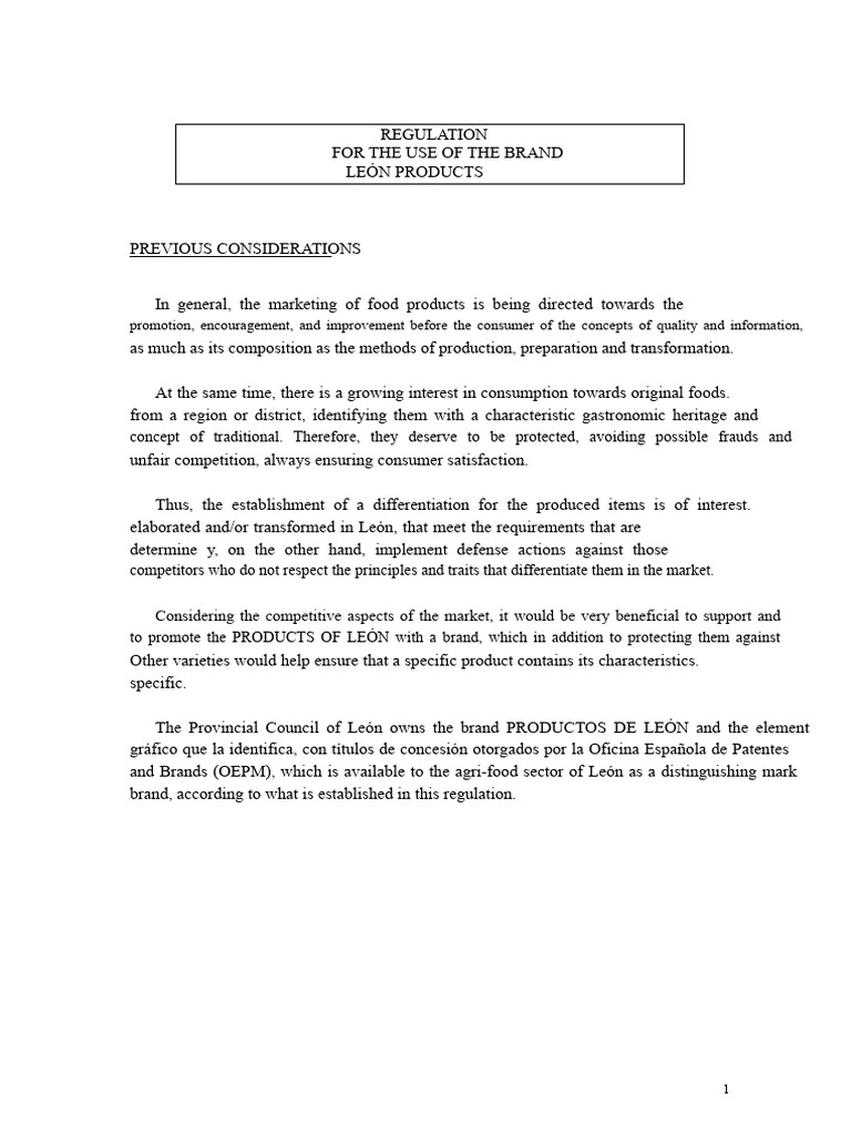 Example Brand Use Regulation | PDF | Justice | Crime & Violence