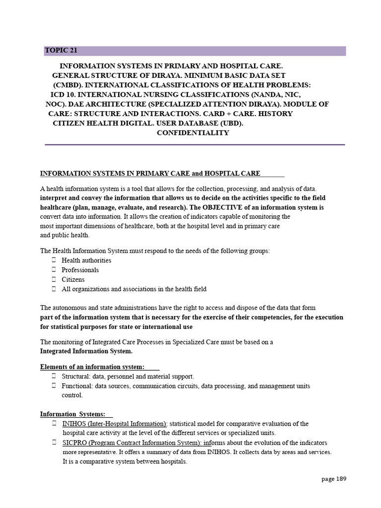 Health Information Systems Overview | PDF | Medical Diagnosis | Health Care