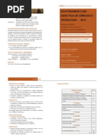 Folheto PhD DCT 2012 