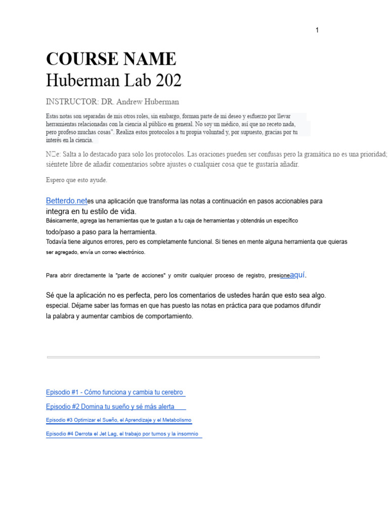 Notas del Huberman Lab | PDF | Dopamina | Estrés (biología)
