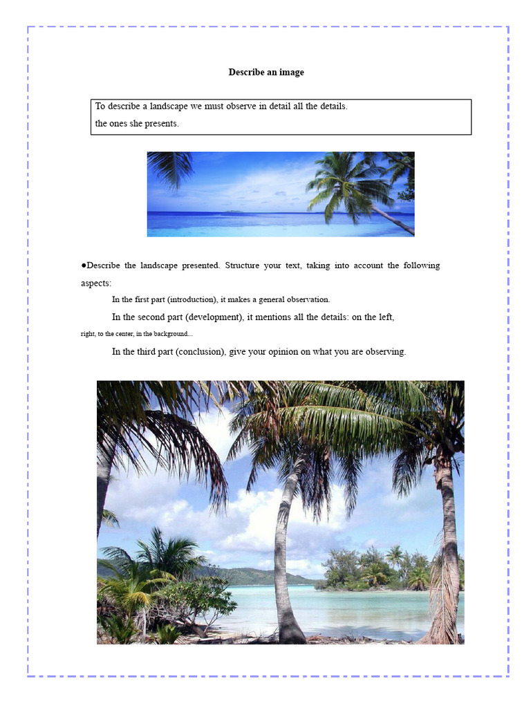 How to Describe a Landscape Effectively | PDF