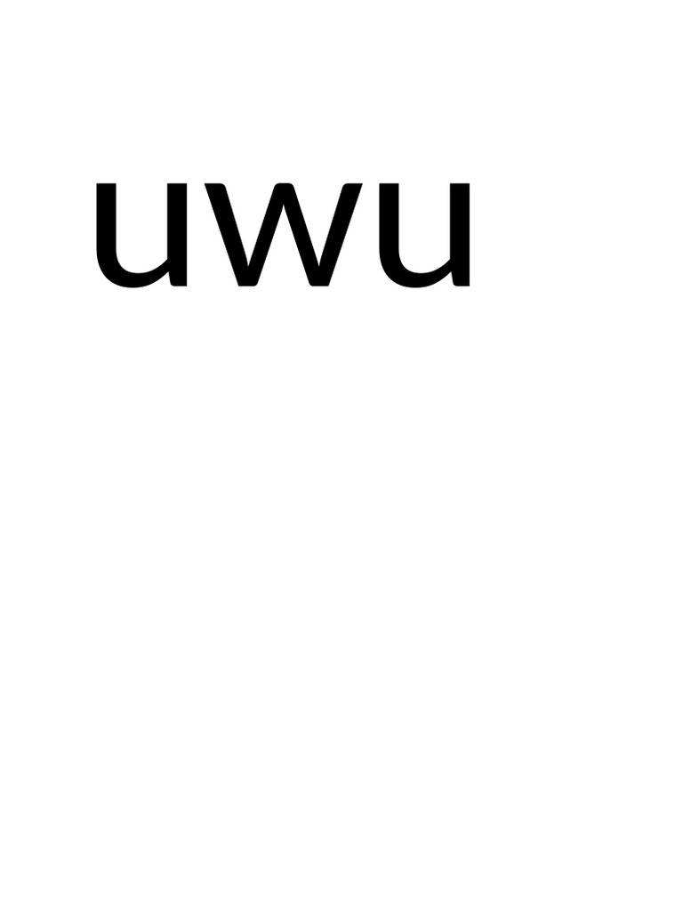Uwu | PDF