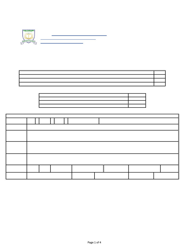 Actc Applicaton Form 2025 | PDF
