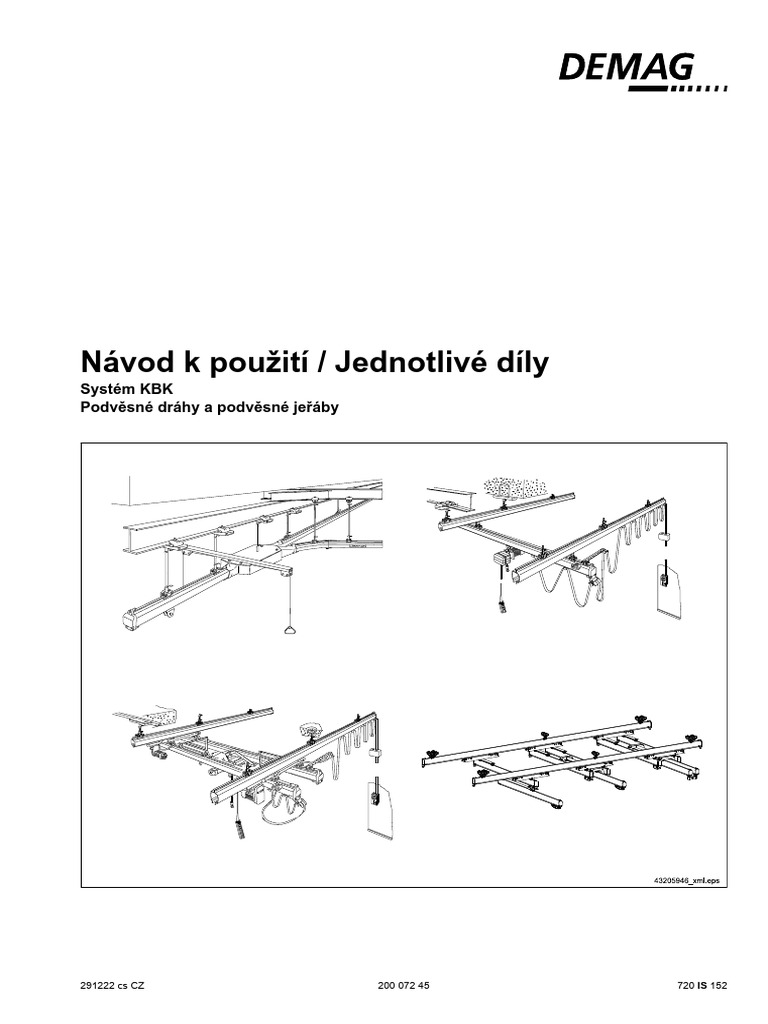 Konecranes KBK System Manual CZECH | PDF