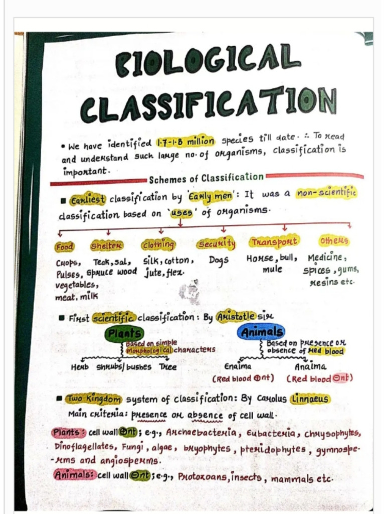 Biological Classification | PDF